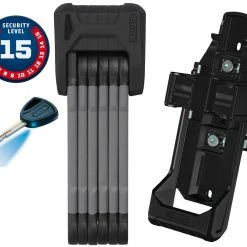 ABUS Bordo Granit X-Plus 6505/85 Black Plus-Serie Mit SH-Halter