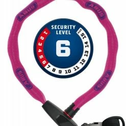 ABUS Catena 6806K/75 ...bitte Farbe Wählen 13 ABUS Catena 6806K/75 ...bitte Farbe Wählen -Teile Verkäufe Abus Kettenschloss Catena 6806 K 75B neon pink Securitylevel 6 4003318825125