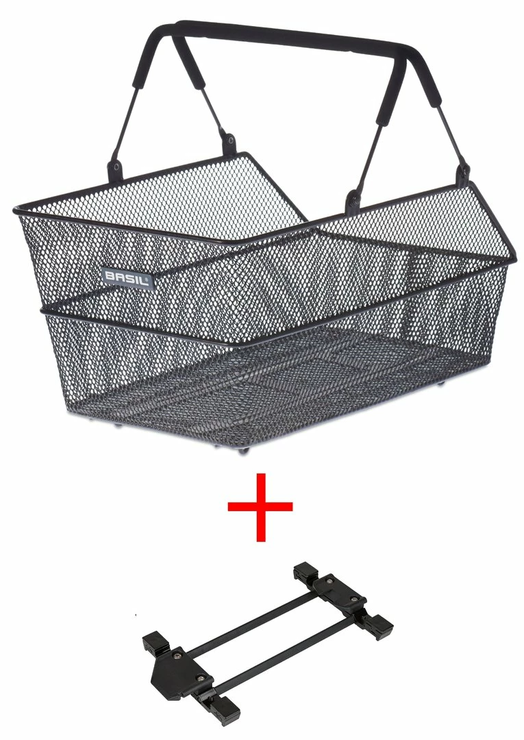 Basil Cento Multi Längs Engmaschig Für Schultaschen Schwarz Mit I-Rack-2 Adapter – Bild 2