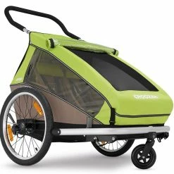 Croozer Kid For 2 Ab 2016 Mit Buggy- Und Joggerset Zweisitzer Meadow Green *** -Teile Verkäufe Buggy 2