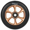 Chilli Pro Scooter Ersatzrolle Wheel Turbo 110mm Black PU / Gold Core
