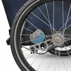 Croozer Kid Plus For 2 Ab 2018 Gefedert Mit Licht, Fahrrad-, Buggy- Und Jogging-Option Ocean-blue -Teile Verkäufe Croozer KidPlus AirPadSuspension detail 2018 121000418 4044494143962