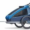 Croozer Kid Plus For 1 Ab 2018 Gefedert Mit Licht, Fahrrad-, Buggy- Und Jogging-Option Ocean-blue -Teile Verkäufe Croozer KidPlusfor1 Fahrrad Bike 2018 ocean blue 121000318 4044494143955