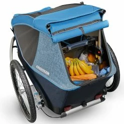 Croozer Kid Plus For 1 Ab 2018 Gefedert Mit Licht, Fahrrad-, Buggy- Und Jogging-Option Ocean-blue -Teile Verkäufe Croozer KidPlusfor1 StorageCompartment Kofferraum 2018 ocean blue 121000318 4044494143955