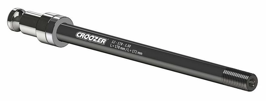 Croozer Steckachse Mit Kupplung Ab 2016 M12x1,5 142-148mm Rund Für Kid / Kid Plus