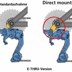 Bulls Ausfallende (Schaltauge) Für E-Stream Mit 650Wh-Akku Ab 2018 ST-133 Normal-Mount -Teile Verkäufe Direct mount 2