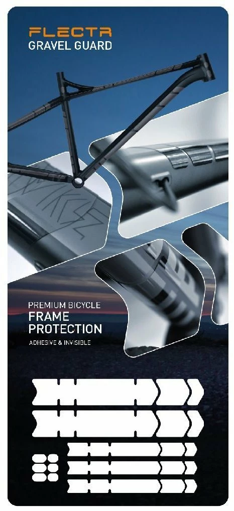 FLECTR Rahmenschutzfolie Gravel Guard Frame Protector KIT XL 3 FLECTR Rahmenschutzfolie Gravel Guard Frame Protector KIT XL
