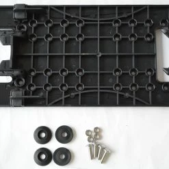 Basil Cento Multi Längs Engmaschig Für Schultaschen Schwarz Mit I-Rack-1 Adapter -Teile Verkäufe Fuxon Carrymore Adapterplatte I Rack einzeln 051 21603a