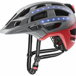 Uvex Finale-Light 52-57cm / 56-61cm -Teile Verkäufe Helm Uvex Finale Light silver red matt on