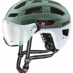 Uvex Finale-Visor-Vario 52-57cm / 56-61cm -Teile Verkäufe Helm Uvex Finale Visor Vario moss green cloud matt 52 57cm S4109770415 4043197359267
