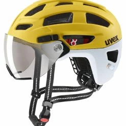 Uvex Finale-Visor 52-57cm / 56-61cm -Teile Verkäufe Helm Uvex Finale Visor Vario sunbee cloud matt 52 57cm S4107531115 4043197359243