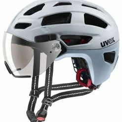 Uvex Finale-Visor 52-57cm / 56-61cm -Teile Verkäufe Helm Uvex Finale Visor silver matt 52 57cm S4107530615 4043197323107