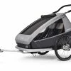 Croozer Kid Keeke 2 Gefedert Mit Fahrrad- Und Buggy-Option Stone Grey -Teile Verkäufe Kinderanhaenger Croozer Kid Keeke 2 Sitzer Stone grey 2020 121001620 Fahrrad