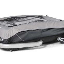 Croozer Kid Keeke 2 Gefedert Mit Fahrrad- Und Buggy-Option Stone Grey -Teile Verkäufe Kinderanhaenger Croozer Kid Keeke 2 Sitzer Stone grey 2020 121001620 gefaltet