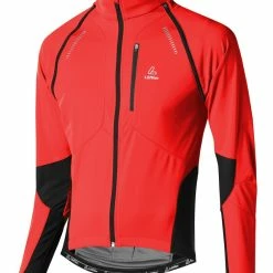 Loeffler Löffler San Remo Windstopper Softshell Light Zip-Off 15922 -Teile Verkäufe Loeffer Herren Bike Zip off Jacke San Remo Windstopper Soft Shell Light rot schwarz 15922 599