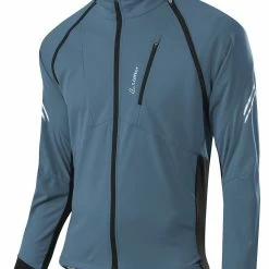 Loeffler Löffler San Remo-2 Windstopper Softshell Light Zip-Off 24573 -Teile Verkäufe Loeffler Herren BIKE ZIP OFF JACKET SAN REMO 2 Windstopper light dark petrol 24573 984 2022 2023
