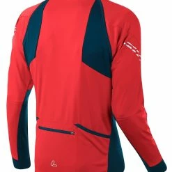 Loeffler Löffler San Remo-2 Windstopper Softshell Light Zip-Off 24573 -Teile Verkäufe Loeffler Herren BIKE ZIP OFF JACKET SAN REMO 2 Windstopper light red deep water 24573 554 2022 2023a