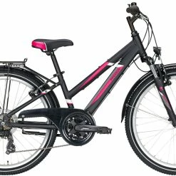 Pegasus Avanti 2021 18-Gang -Teile Verkäufe Pegasus Avanti 2021 24 Zoll 18 Gang Kettenschaltung Trapez schwarz matt pink weiss 526 77632