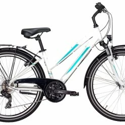 Pegasus Avanti 2021 18-Gang -Teile Verkäufe Pegasus Avanti 2021 26 Zoll Damen Trapez weiss tuerkis 526 74238 596 74244