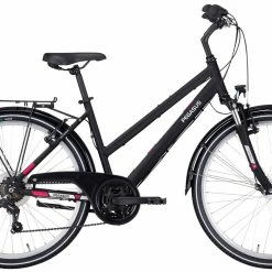 Pegasus Avanti 2022 18-Gang -Teile Verkäufe Pegasus Avanti 2022 26 Zoll 18 Gang Damen Trapez black matt white pink 636 52638 52644