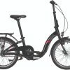 Pegasus Easystep 7 Alu Faltrad 7-Gang Nabenschaltung 20 Zoll Schwarz-rot