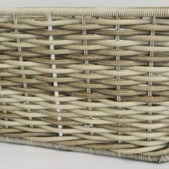 Pegasus Tourina Vorderrad-Korb Geflochten-breit Grau