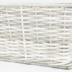 Pegasus Tourina Vorderrad-Korb Geflochten-breit Weiss