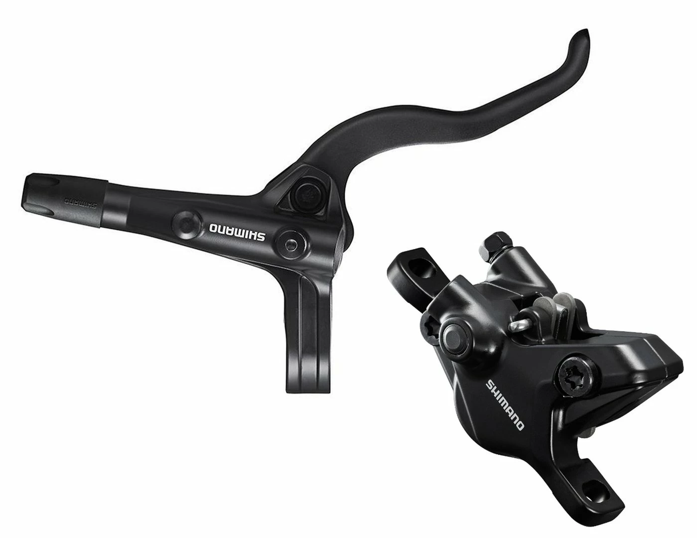 Shimano Alivio BR-MT410 HR Incl. Normalem Bremshebel BL-MT401 2-Finger Schwarz