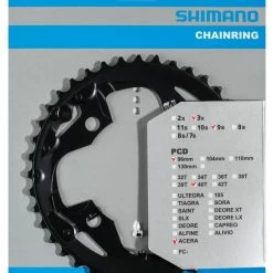 Shimano Acera MT300 Ab 2019 40 Zähne AX-Type Für Schutzring Schwarz Y-1RT98010