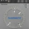 Shimano Tiagra Compact 9-fach 34 Zähne Silber (F-Type) Y-1HA34000 -Teile Verkäufe Shimano Kettenblatt Tiagra Compact FC 4550 34 Zaehne Y 1HA34000