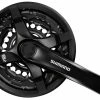 Shimano Tourney TY-501 24-34-42 Zähne FC-TY501 7/8-fach -Teile Verkäufe Shimano Kurbelsatz Tretlagergarnitur schwarz 42 34 24 E FCTY501C244CLB