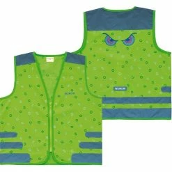 WOWOW Reflexweste "Nutty Jacket" Für Kinder -Teile Verkäufe Sicherheitsweste Nutty fuer Kinder reflektierend neongruen