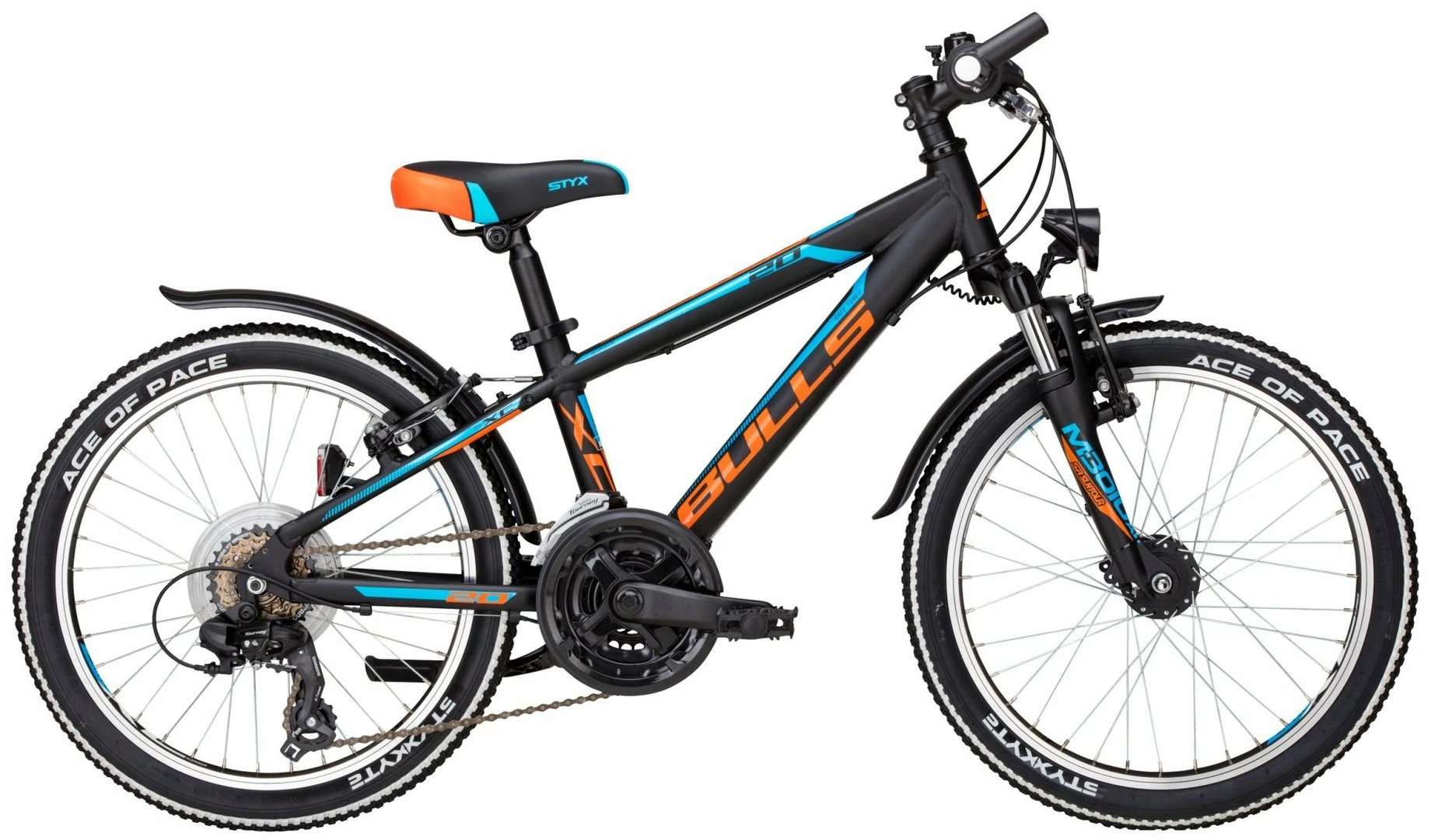 Bulls Tokee-20 Street 2017 18-Gang Schwarz-blau-orange (matt) 28cm 3 Bulls Tokee-20 Street 2017 18-Gang Schwarz-blau-orange (matt) 28cm