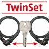 ABUS Phantom Twin-Set 2x 8960/ 85 EC Tex-FL -Teile Verkäufe TwinSet