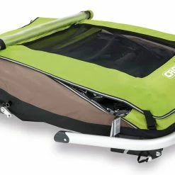 Croozer Kid For 2 Ab 2016 Mit Buggy- Und Joggerset Zweisitzer Meadow Green *** -Teile Verkäufe gefaltet 3