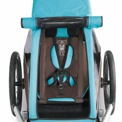 Croozer Kid Plus For 1 Ab 2016 Mit Licht Gefedert Mit Buggy-, Walker- Und Fahrrad-Opt. Sky-blue *** -Teile Verkäufe mit Babysitz 3